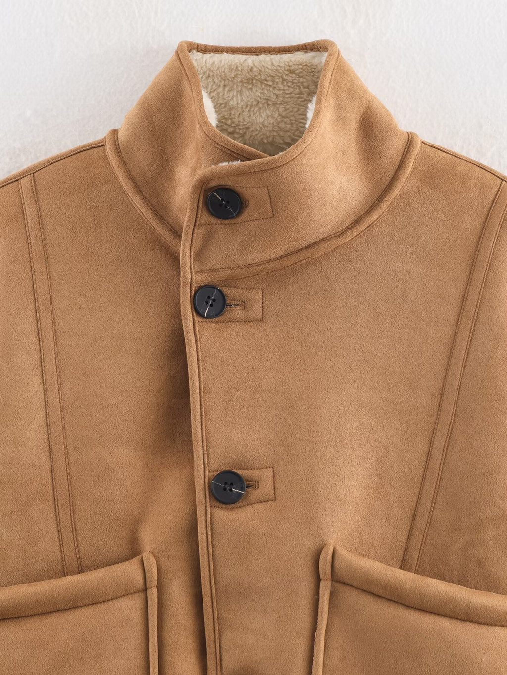 Women's double-sided wear fleece warm jacket Coat