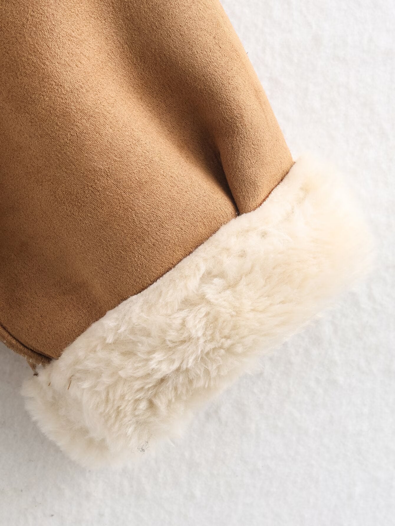 Women's double-sided wear fleece warm jacket Coat