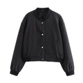 Women's short soft textured woolen jacket Coat