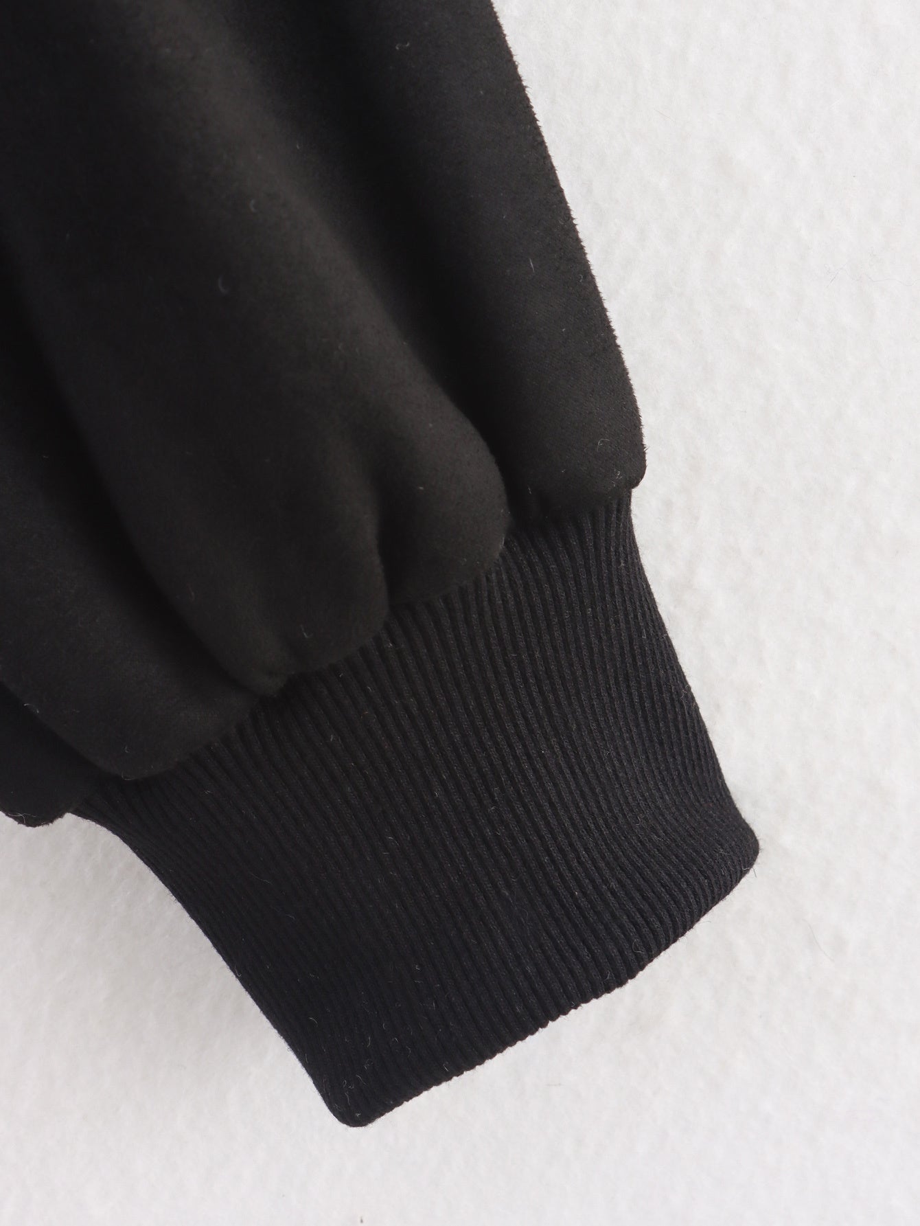 Women's new fashion short suede texture flight jacket Coat