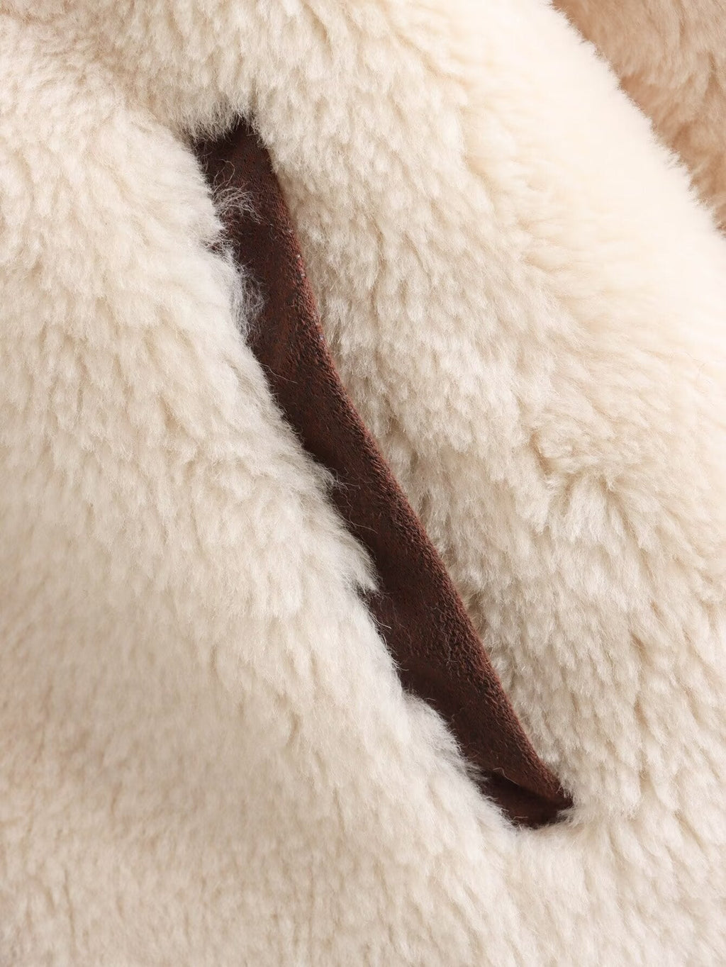 Women's loose standing collar warm fleece Coat